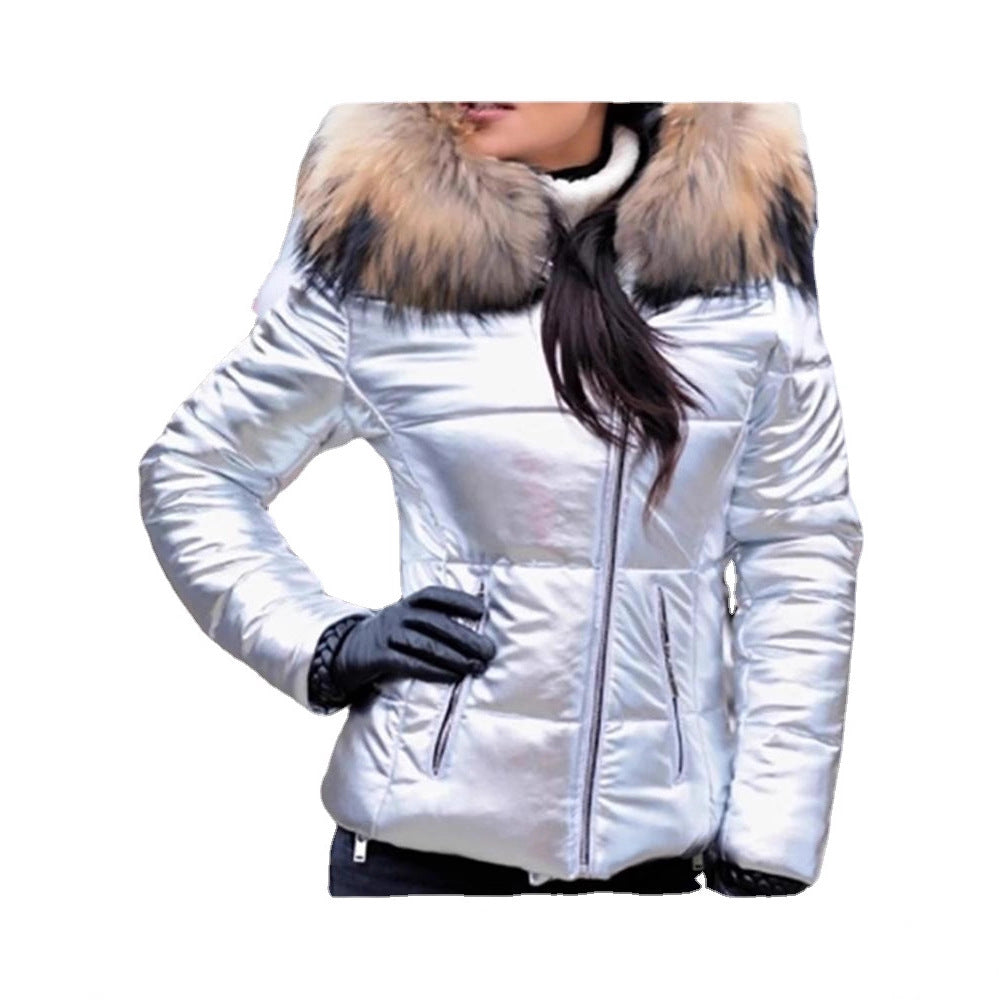 Women's New Creative Down Hood Large Coats by Wshirt