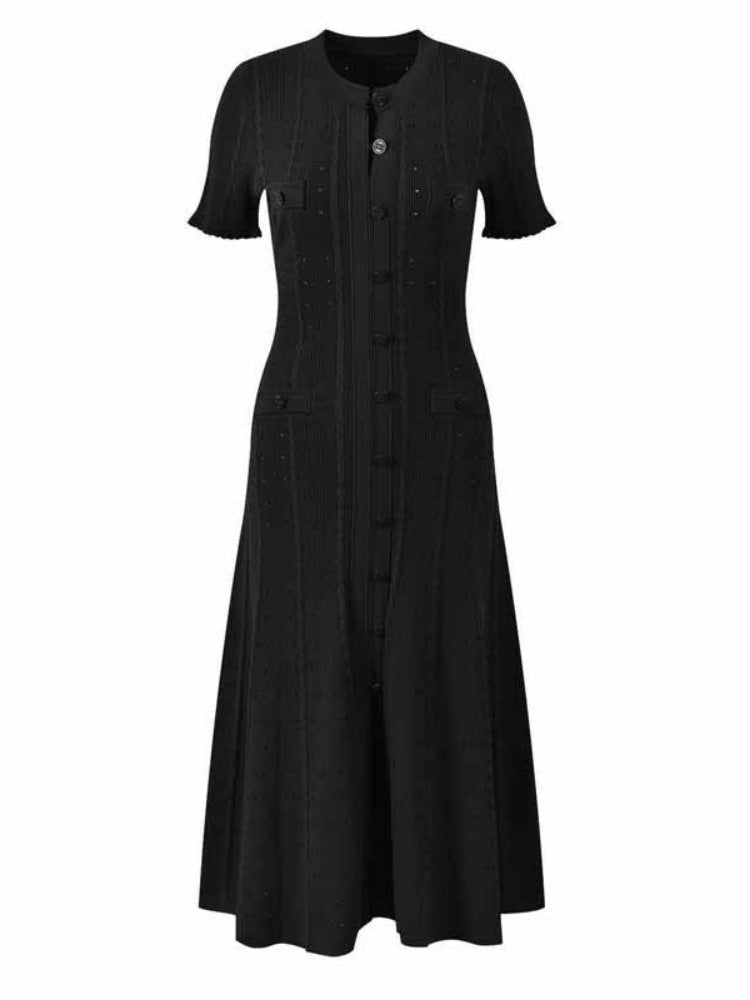 Classic Style Sense Hollow Out Lace Sleeve Dresses by Wshirt