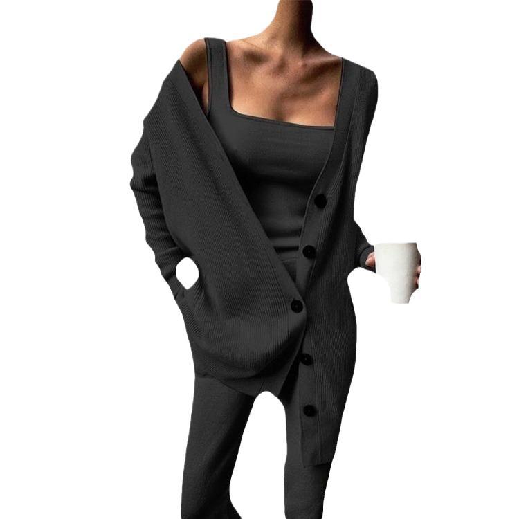 Women's Glamorous New Knitted Three-piece For Suits by Wshirt