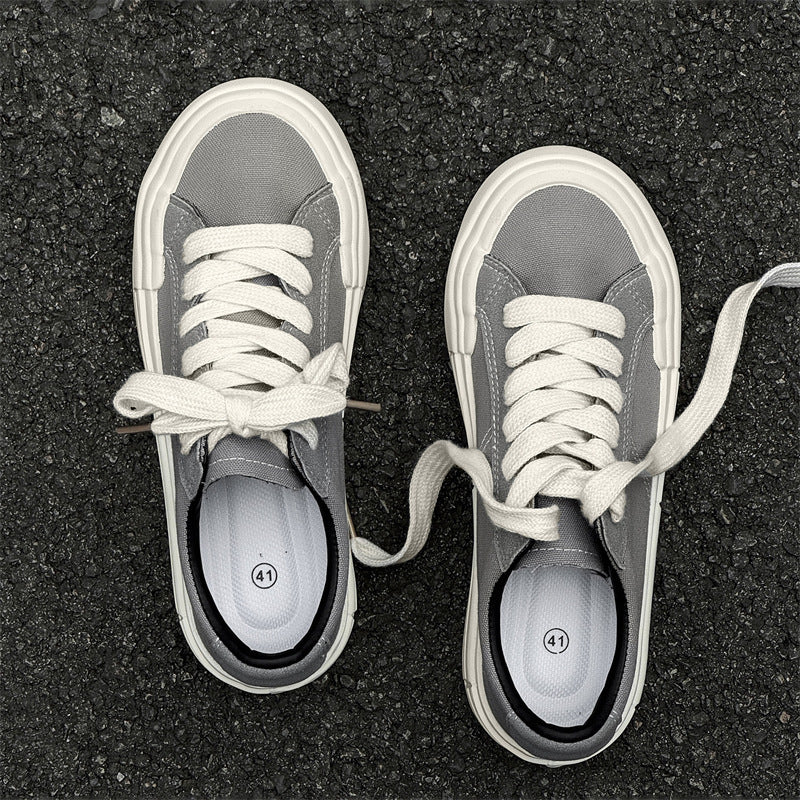 Women’s Canvas Platform Skate Shoes — Casual & Sporty Lifted Sneakers by FitiqueFit