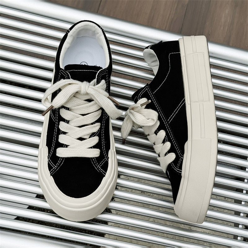 Women’s Canvas Platform Skate Shoes — Casual & Sporty Lifted Sneakers by FitiqueFit