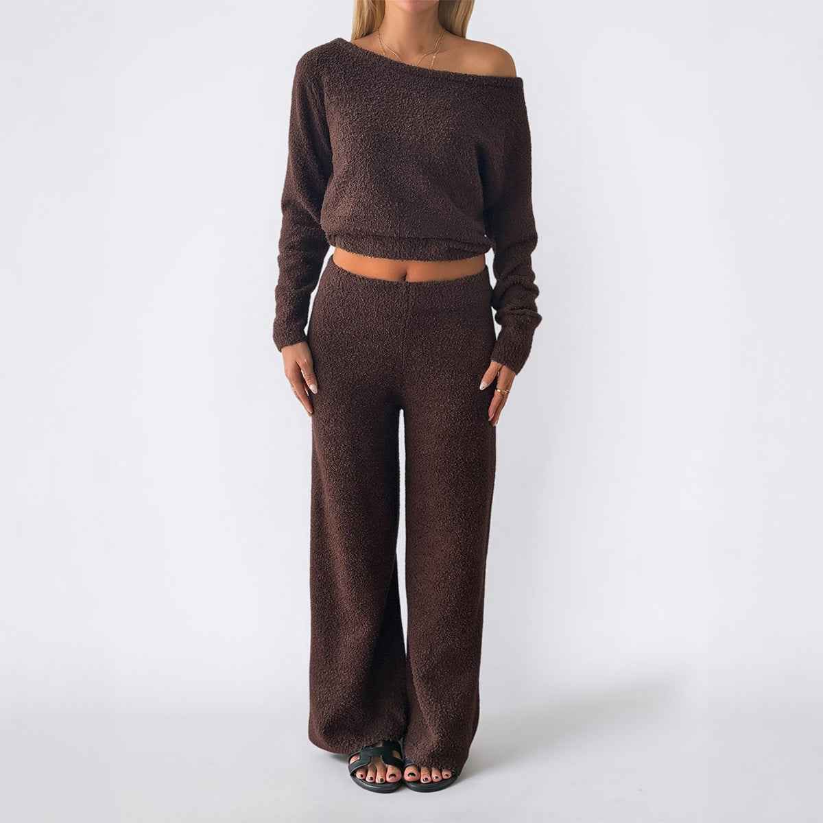 Women's Leisure Sports Long Sleeve Trousers Suits by Wshirt