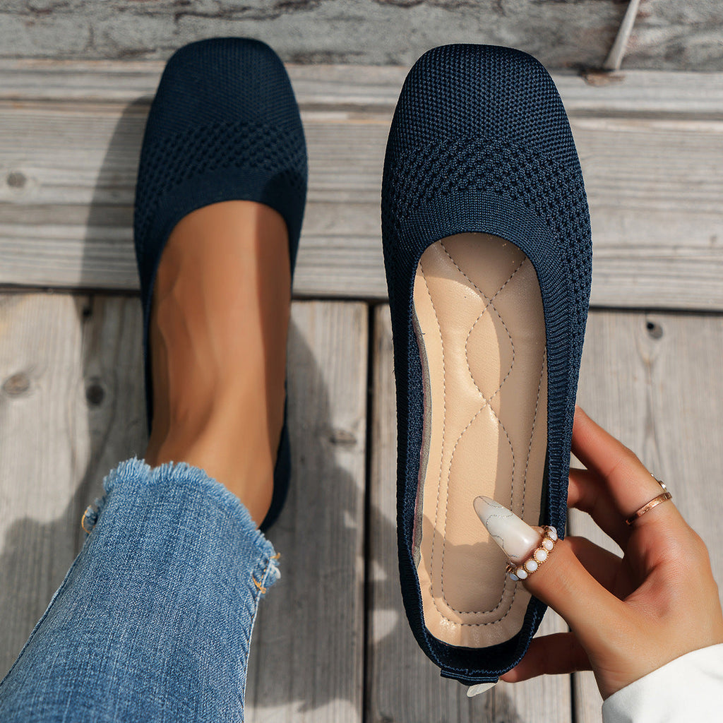 Flying Woven Mesh Shallow-Mouth Women’s Shoes by FitiqueFit