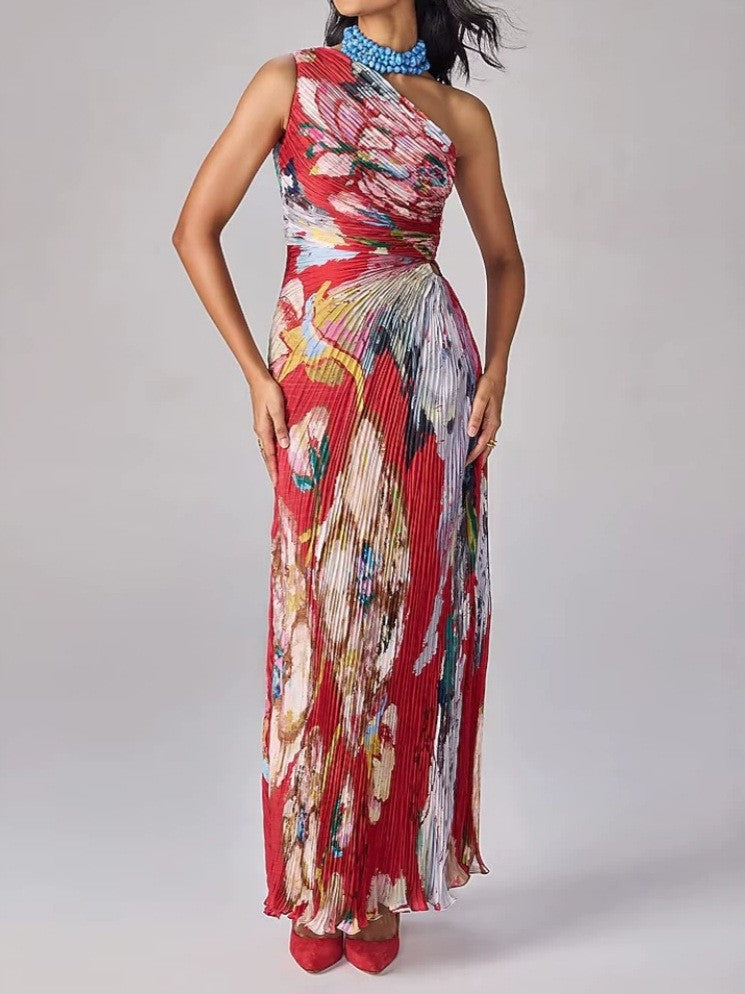 Women Clothing Special Interest Design Printed Vacation Printed Dress by Ragazza