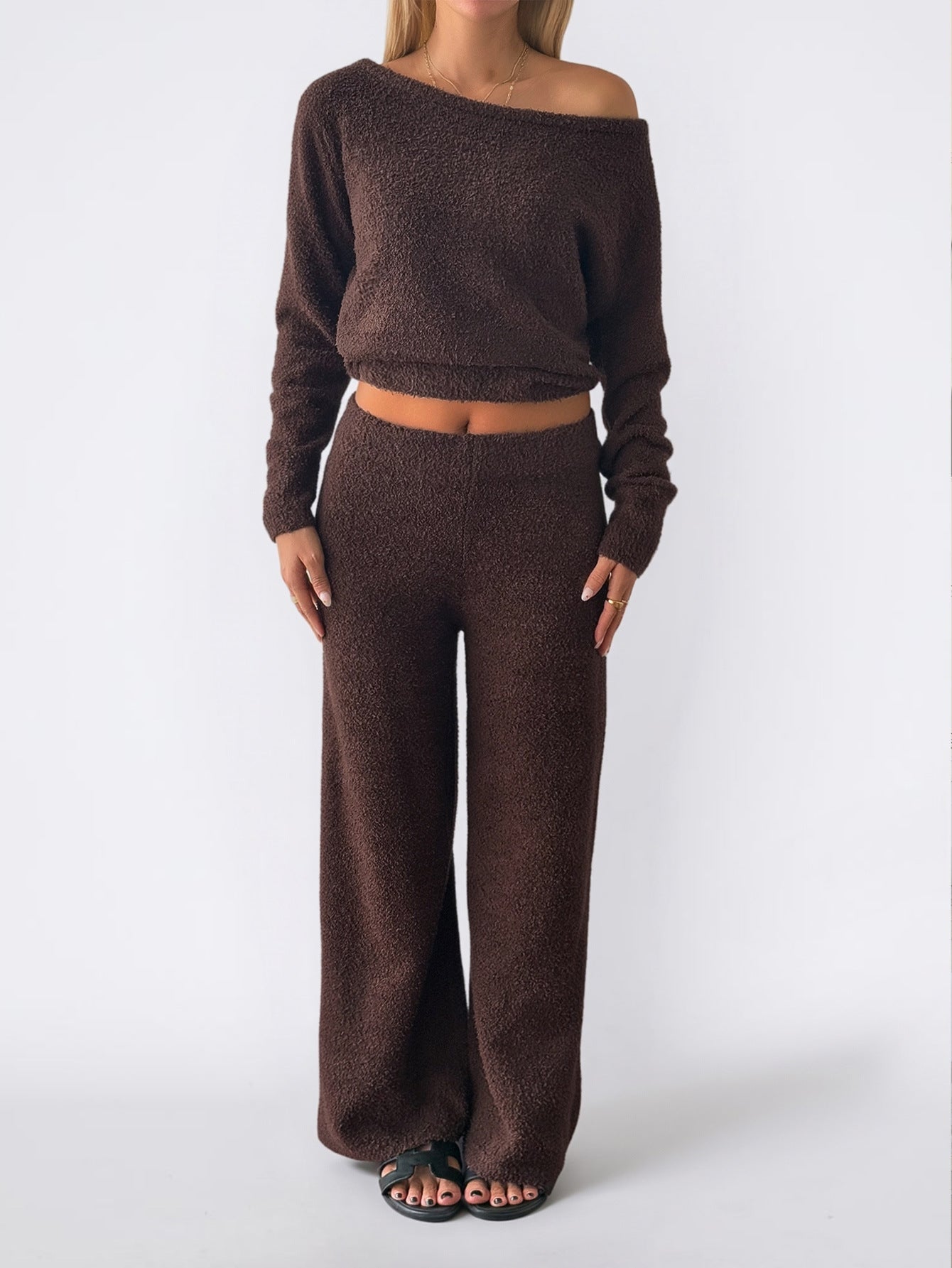 Women's Leisure Sports Long Sleeve Trousers Suits by Wshirt