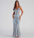 Sexy V Neck Sequ Evening Gown Elegant Cocktail Party Party Dress by Ragazza