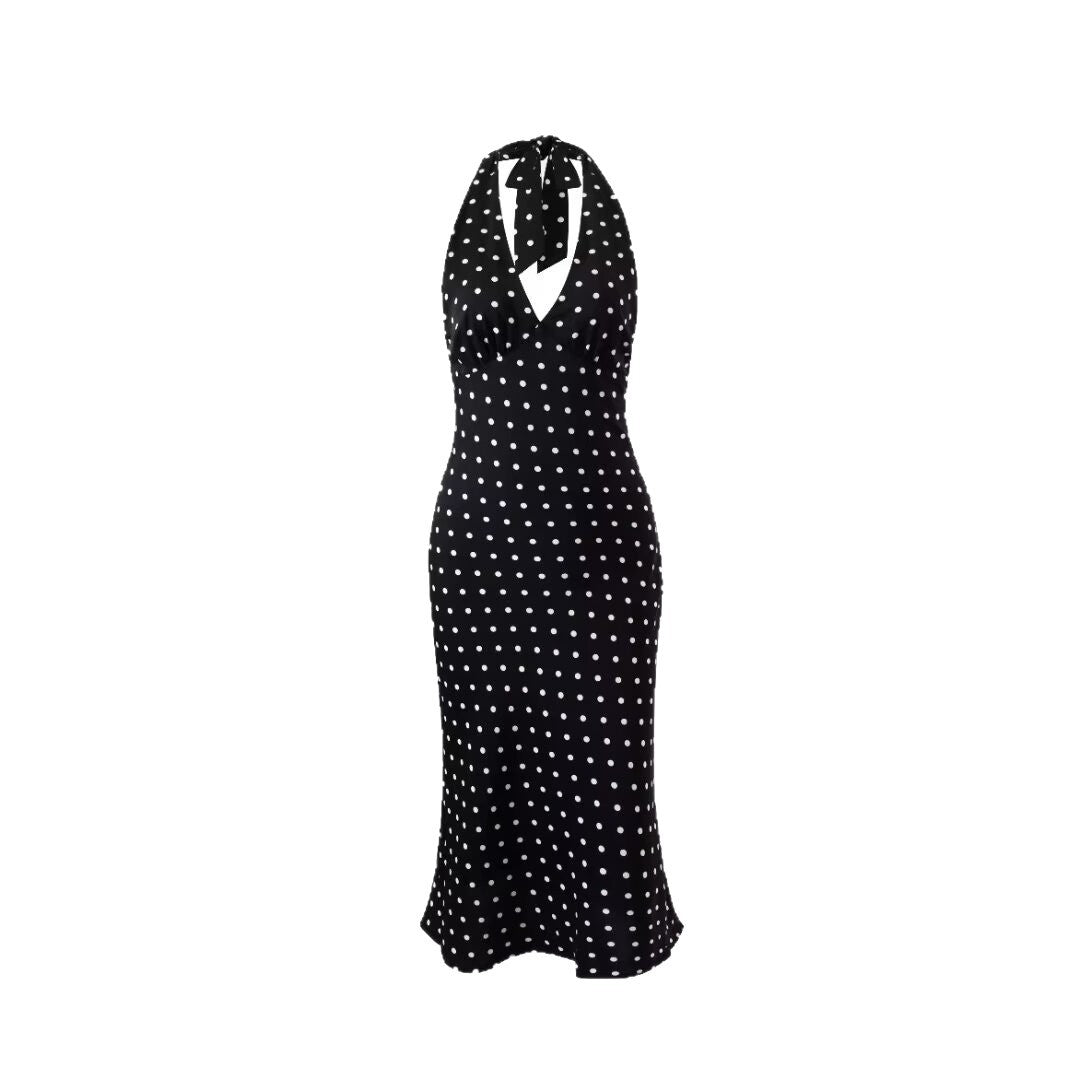 Dress Summer Halter Sleeveless Slim Slimming Dresses by Wshirt