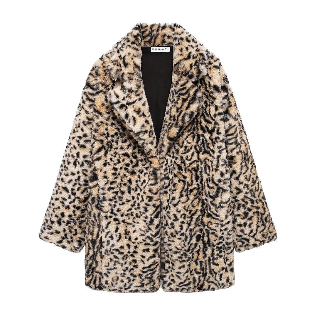 Women's Thick Lamb Wool Thickened Winter Furry Coats by Wshirt
