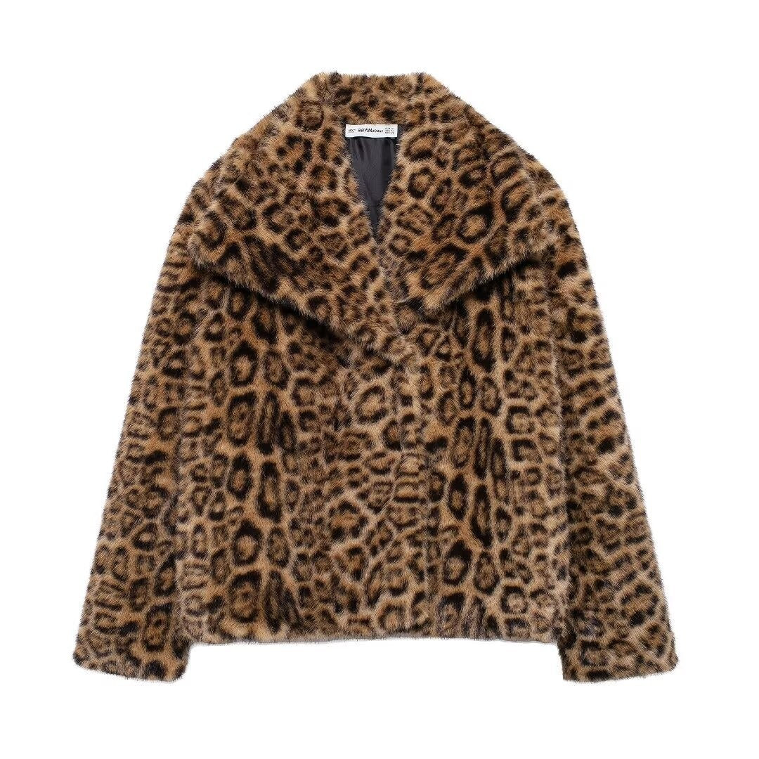 Women's Thick Lamb Wool Thickened Winter Furry Coats by Wshirt