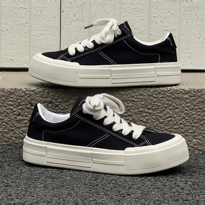 Women’s Canvas Platform Skate Shoes — Casual & Sporty Lifted Sneakers by FitiqueFit
