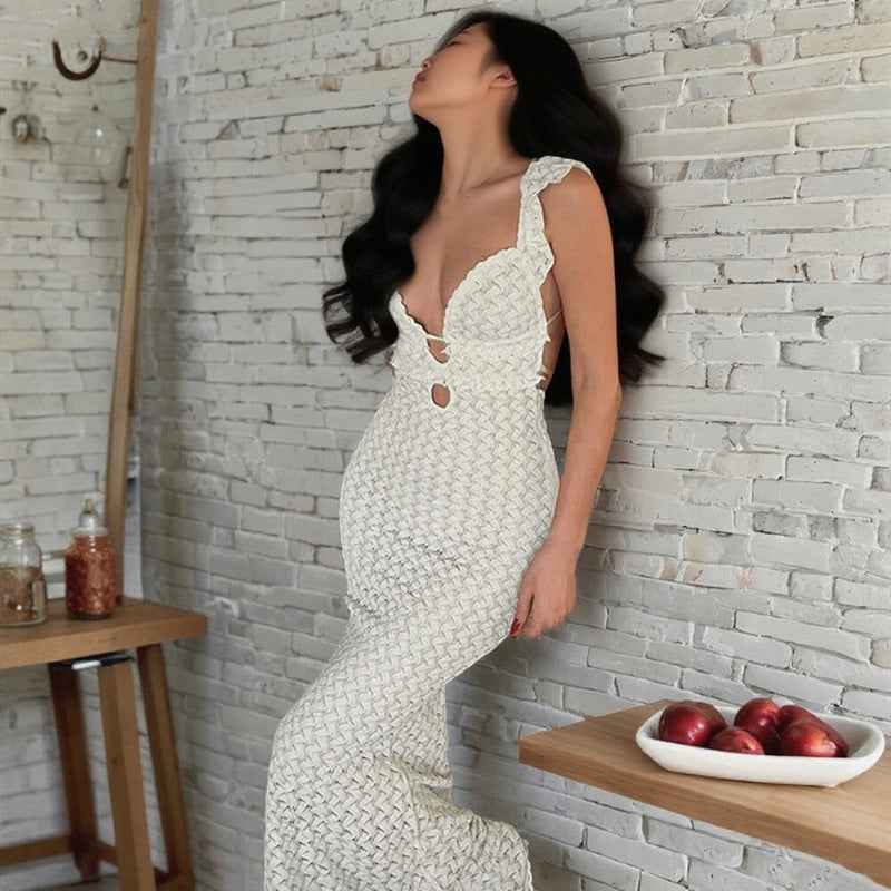 Women's Pure Desire Backless Cutout Slim Dress Dresses by Wshirt