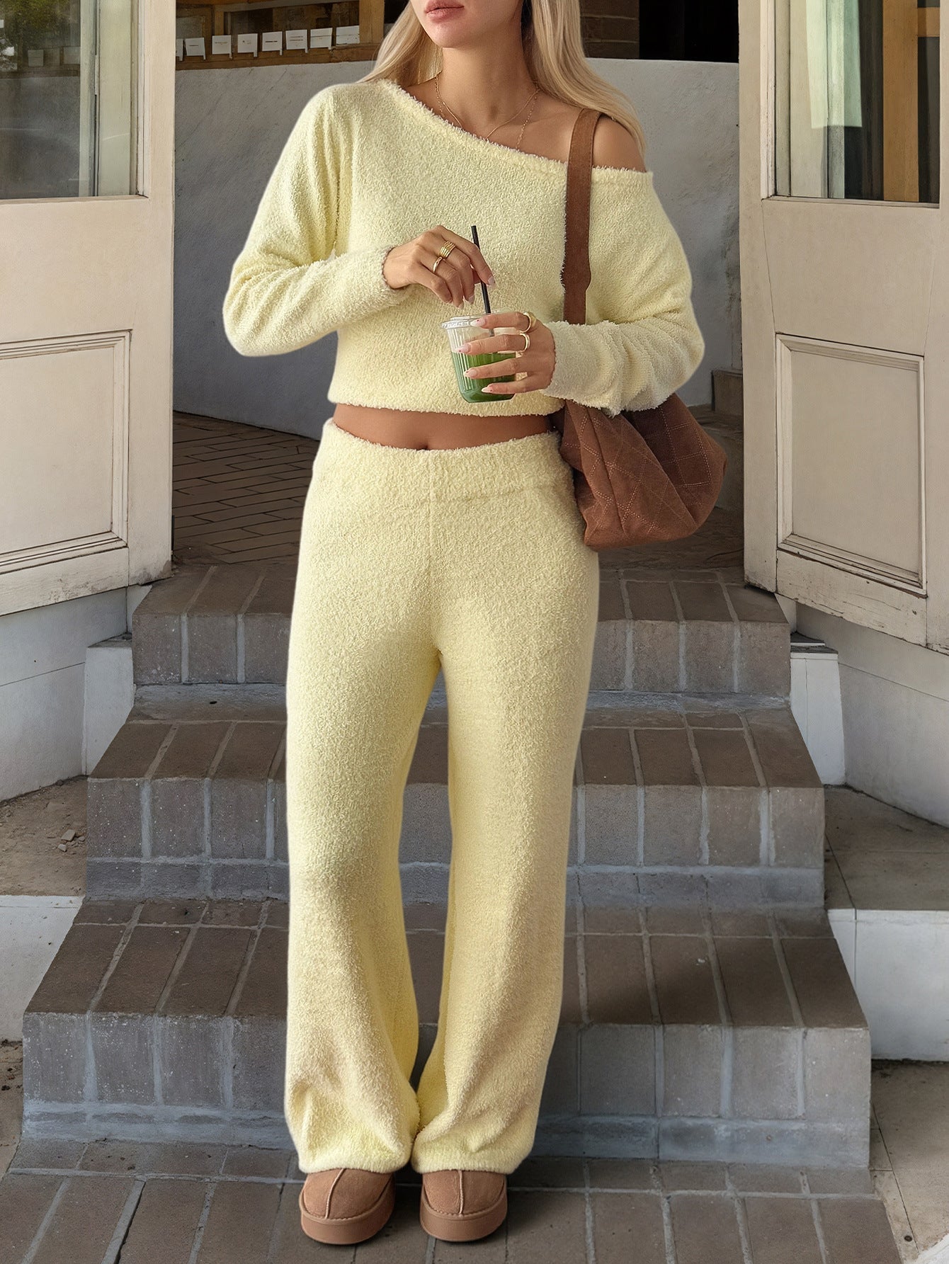 Women's Leisure Sports Long Sleeve Trousers Suits by Wshirt