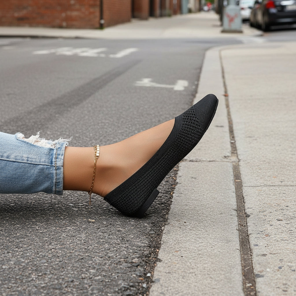 Flying Woven Mesh Shallow-Mouth Women’s Shoes by FitiqueFit