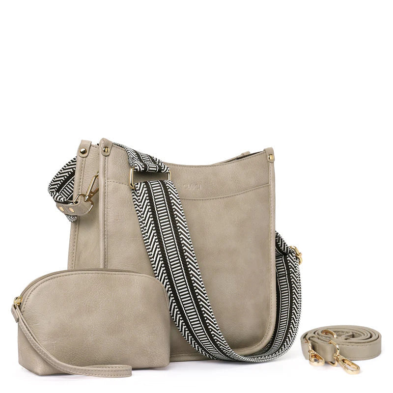 Fashion crossbody shoulder bag, versatile women's crossbody bag with two shoulder straps, small women crossbody bag, Small Crossbody Purse for Women Triple Zip, by SHOMICOBOUTIQUE