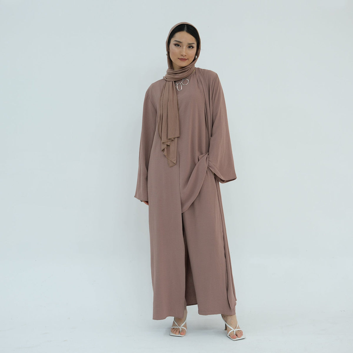 Sleeveless Top and Pants 3-Piece Set Abaya (MOA076) by Mariam's Collection