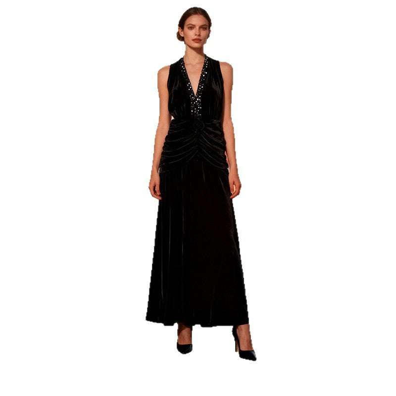 Women's Backless Slimming Irregular Sleeveless Sexy Dress Dresses by Wshirt