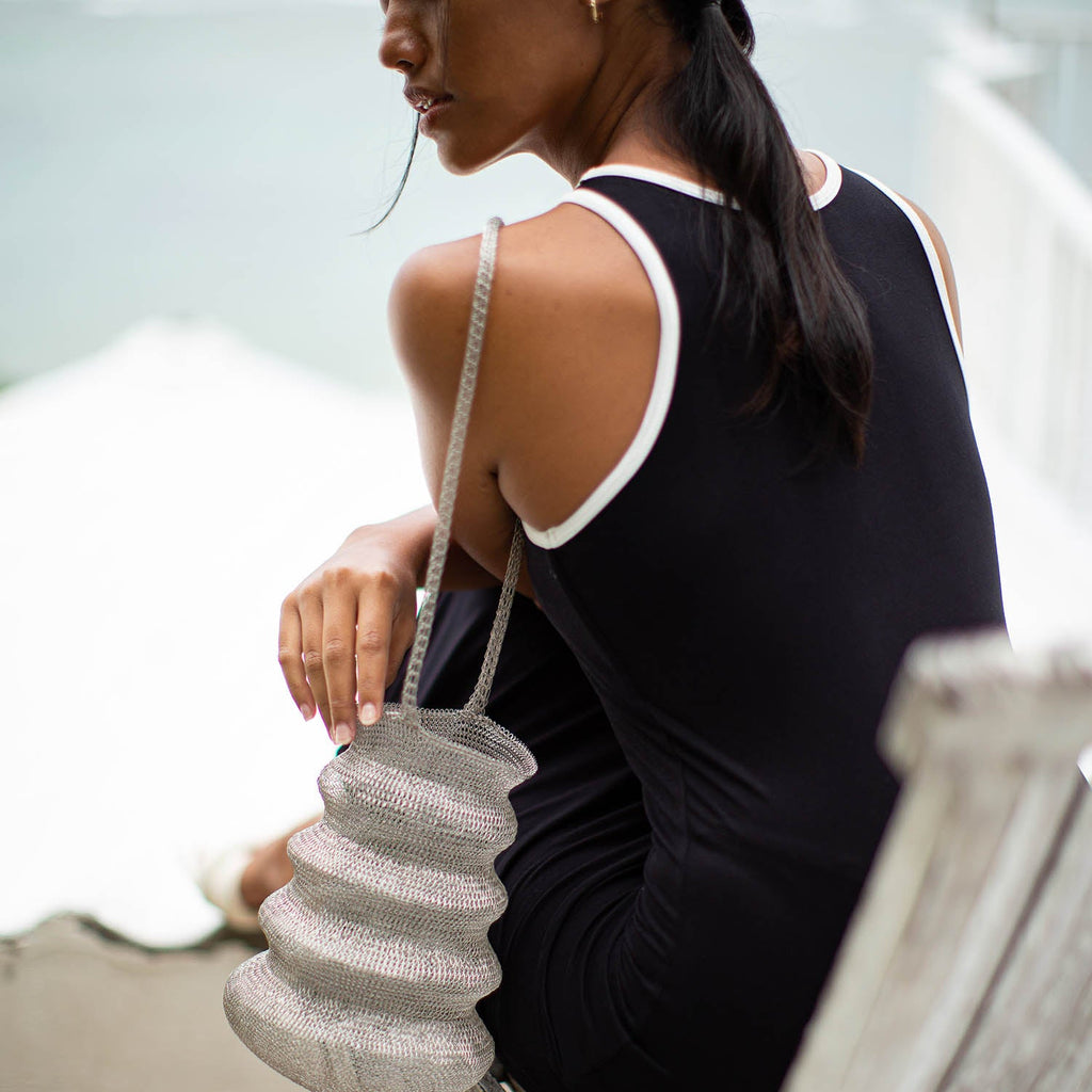 The Ola Second-Skin Bodycon Midi Dress In Black by BrunnaCo