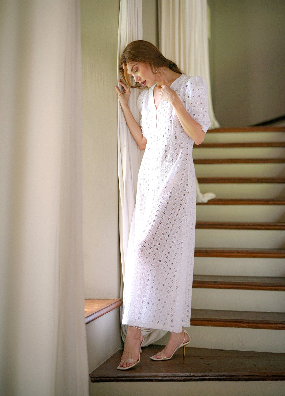 The Olympia Embroidered Cotton Dress by BrunnaCo