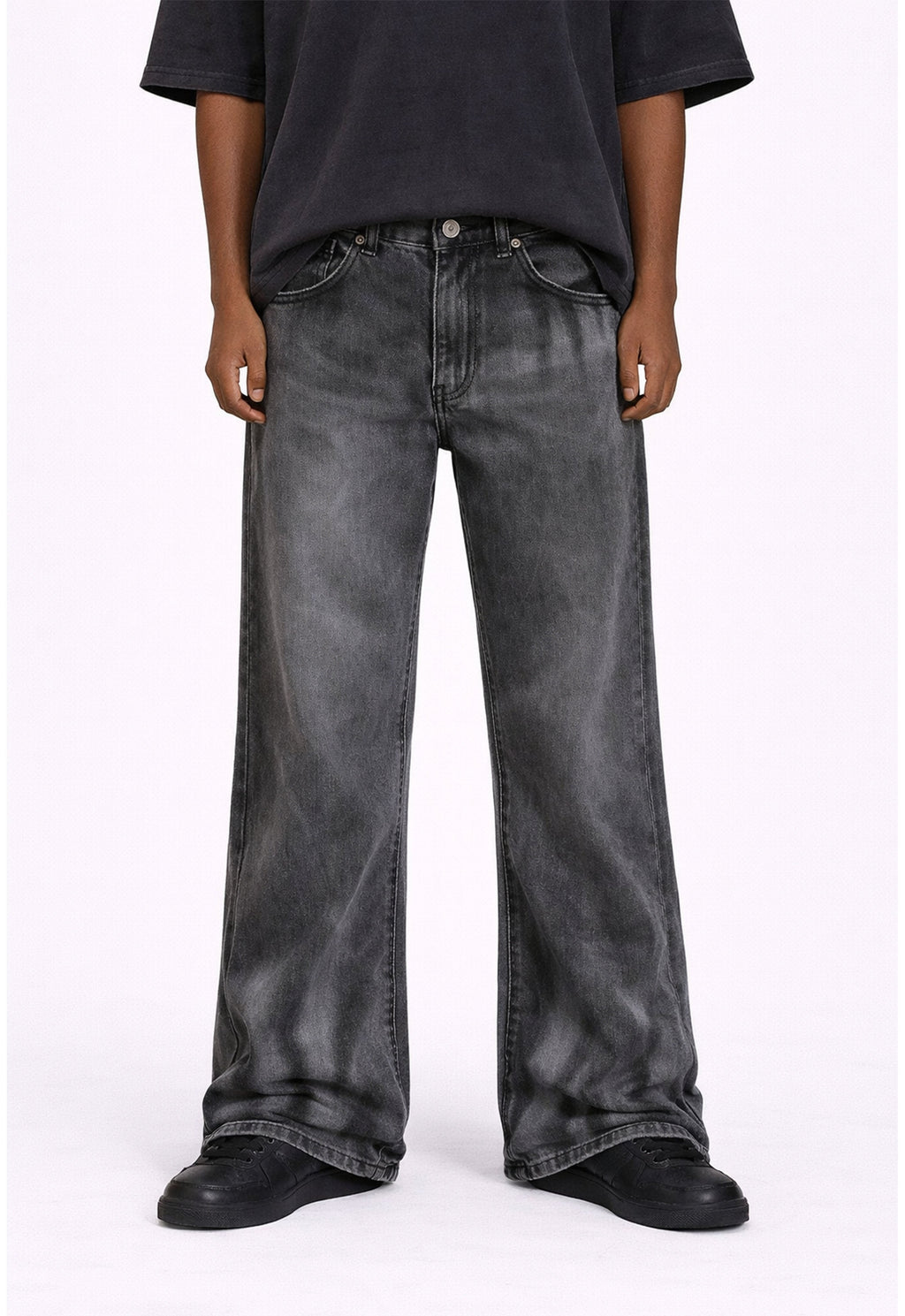 GREY VINTAGE FLARE DENIM by UNDEVELOPED