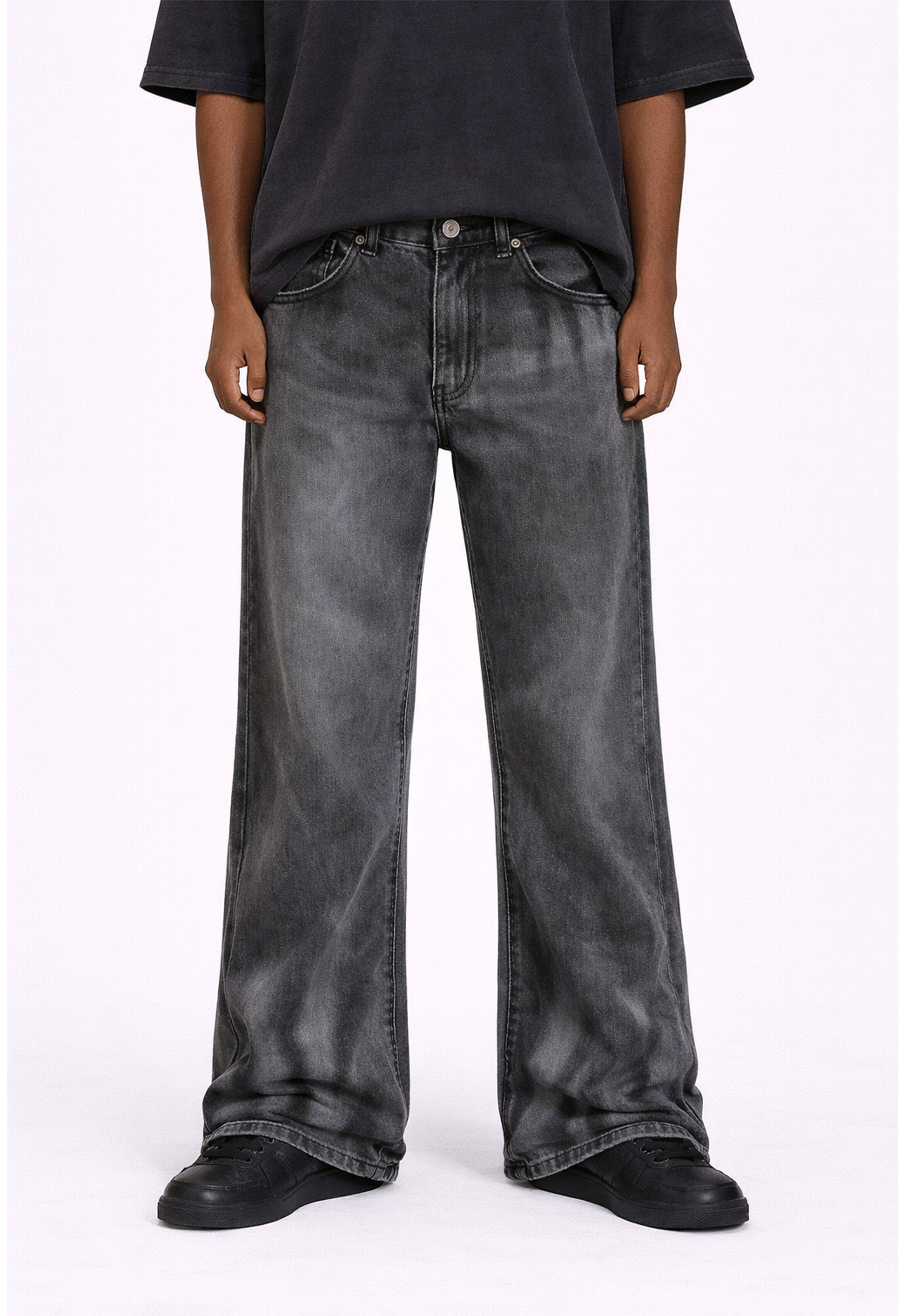 GREY VINTAGE FLARE DENIM by UNDEVELOPED