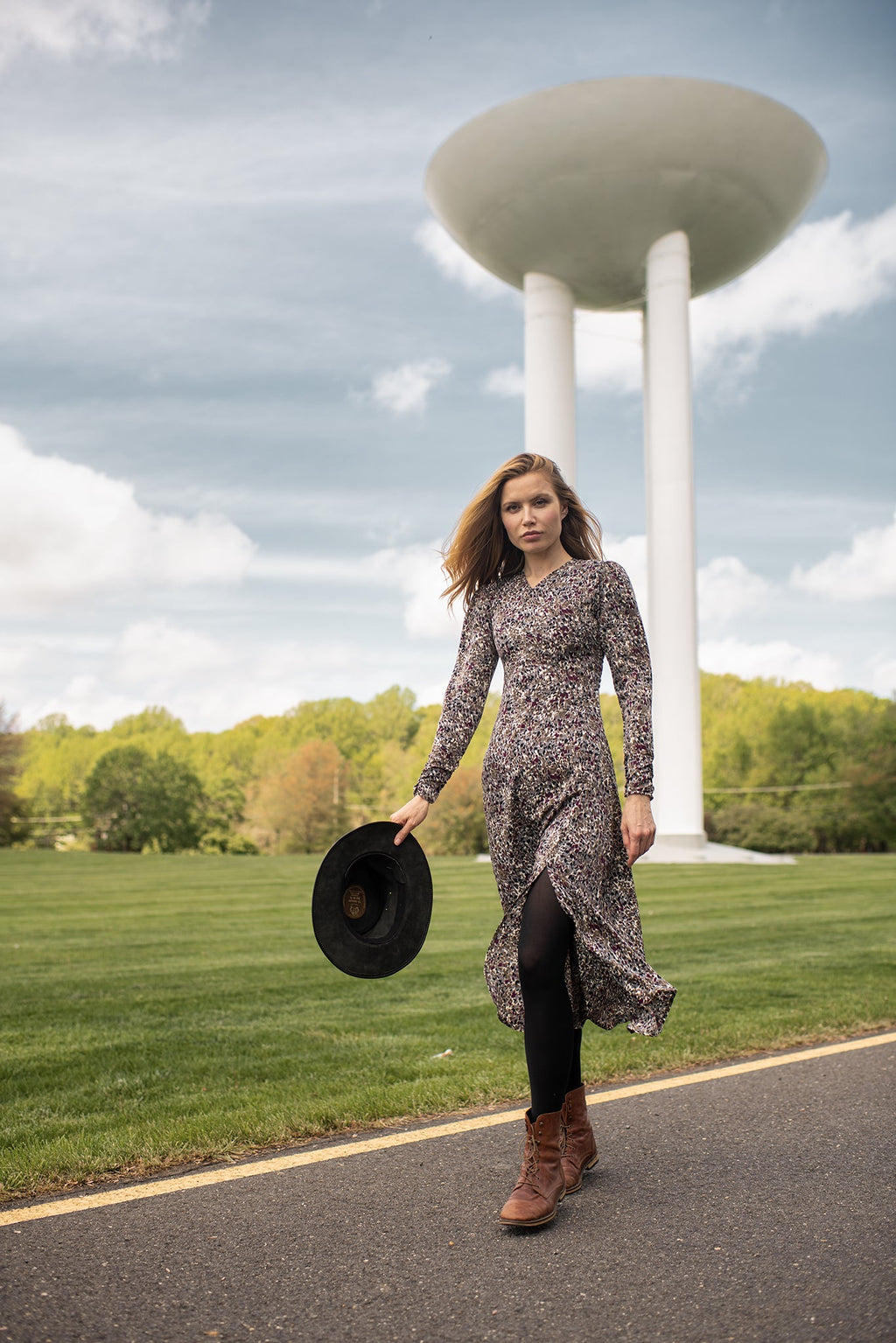 PRINTED MAXI DRESS by profile-nyc
