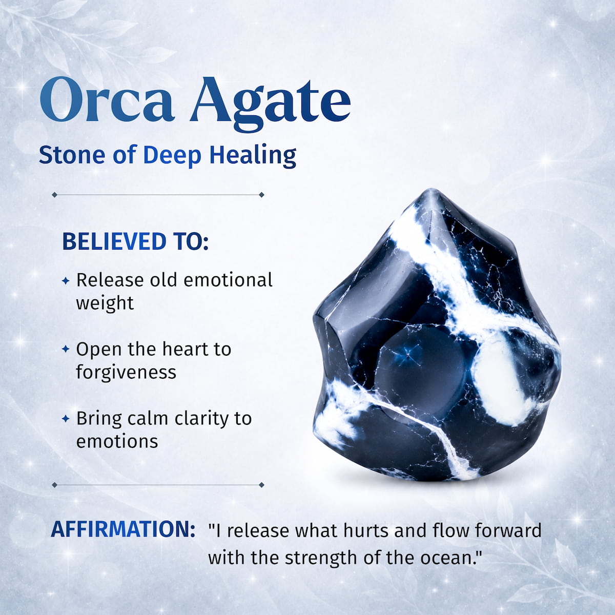 Exotic Orca Agate Bracelet of Deep Healing by Conscious Items