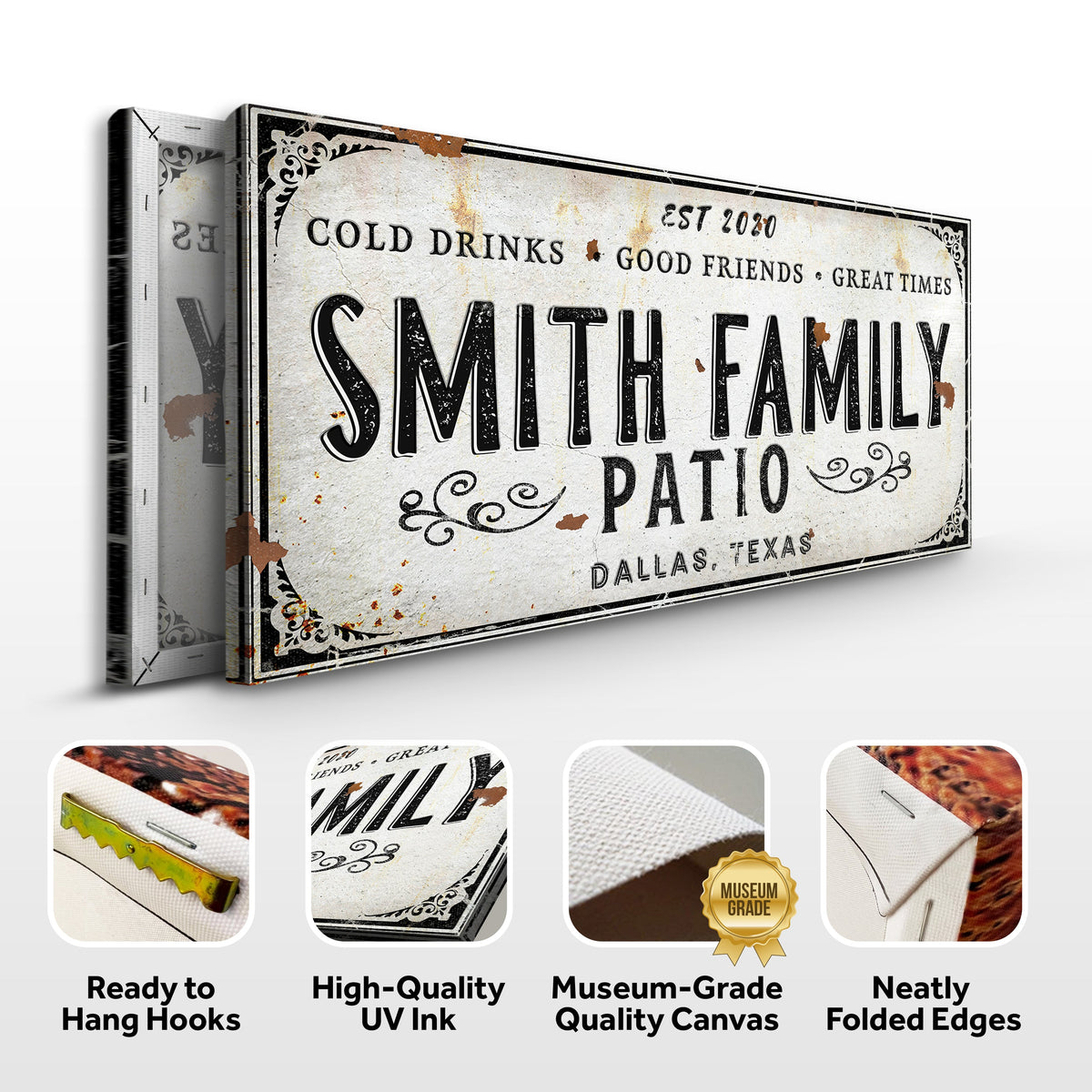 Family Patio Sign by Tailored Canvases