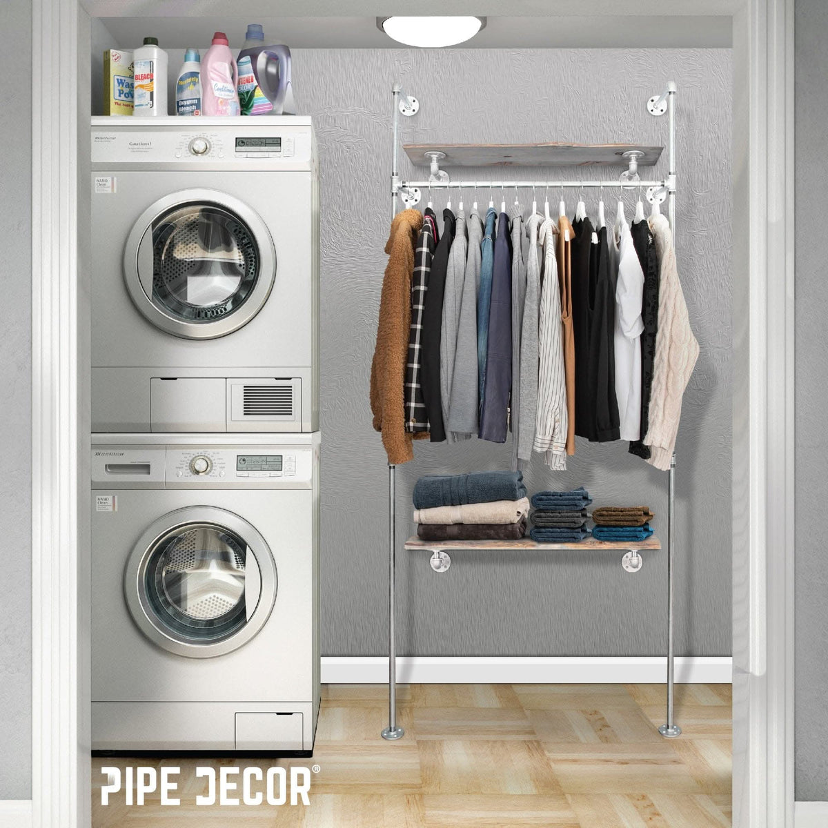 1/4 in. x 1 1/2 in. Galvanized Pipe by PIPE DECOR