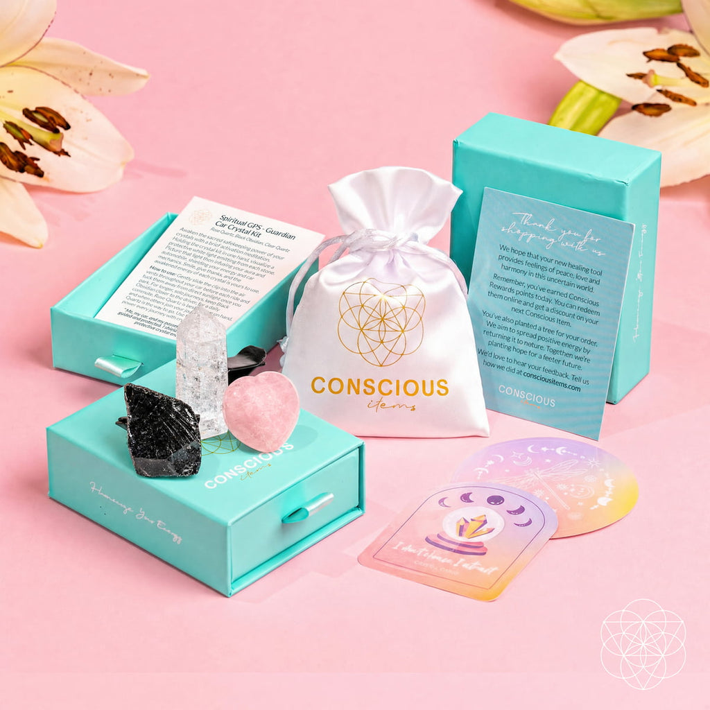Spiritual GPS - Guardian Car Crystal Kit by Conscious Items