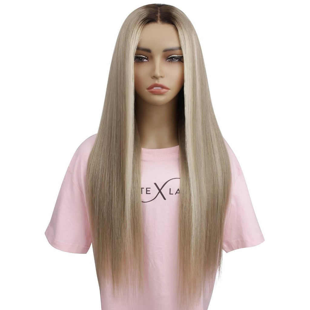 Raw Penelope Glueless 5x5 HD Lace Professionally Colored 100% Human Hair Closure Wig by Private Label