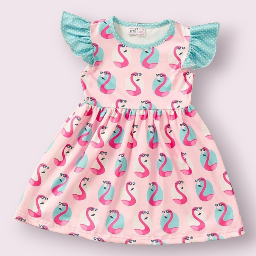 Cool Flamingo Dress by Sugar Pea Boutique