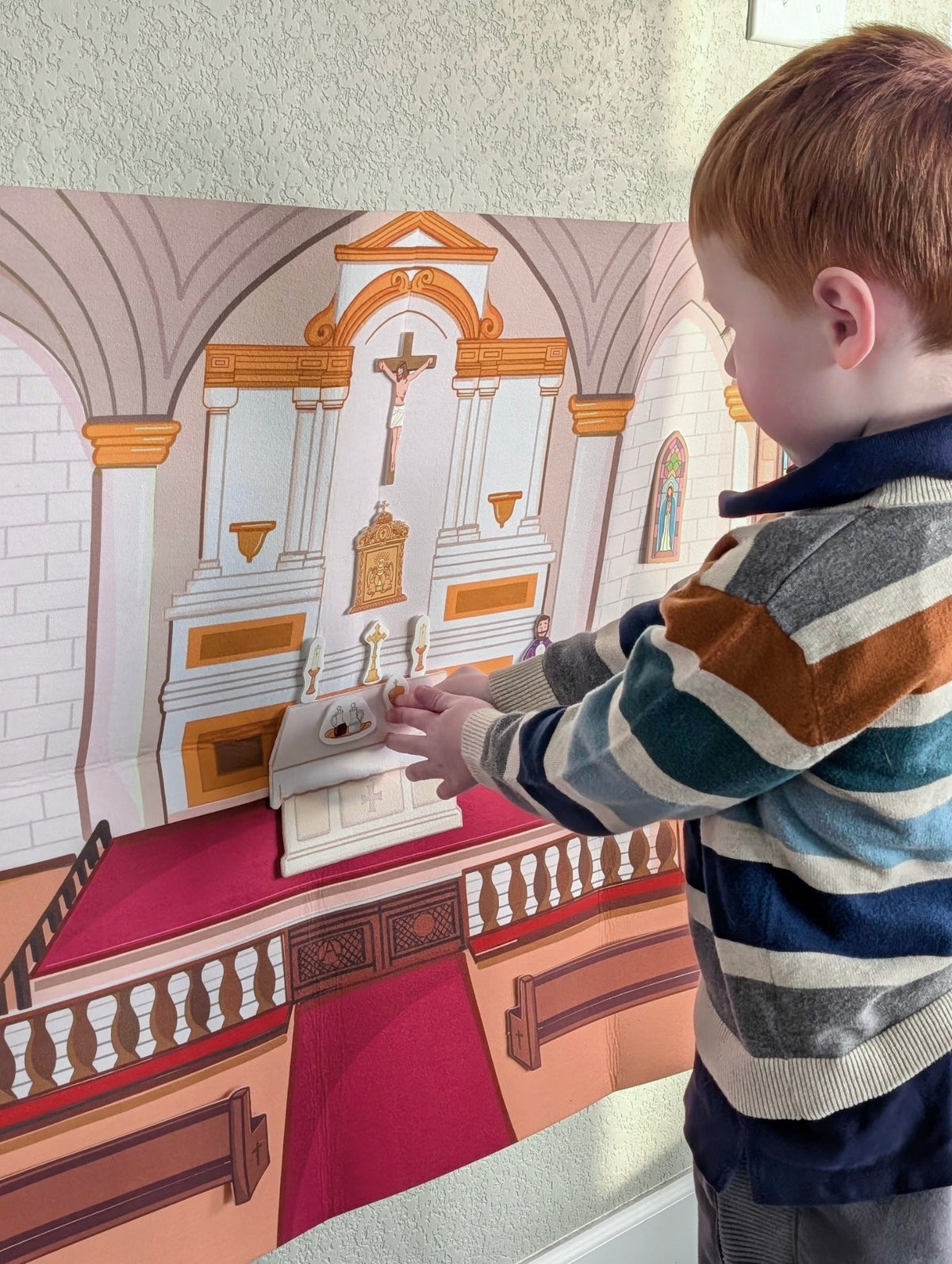 Pray & Play Church Story Board by Saintly Heart