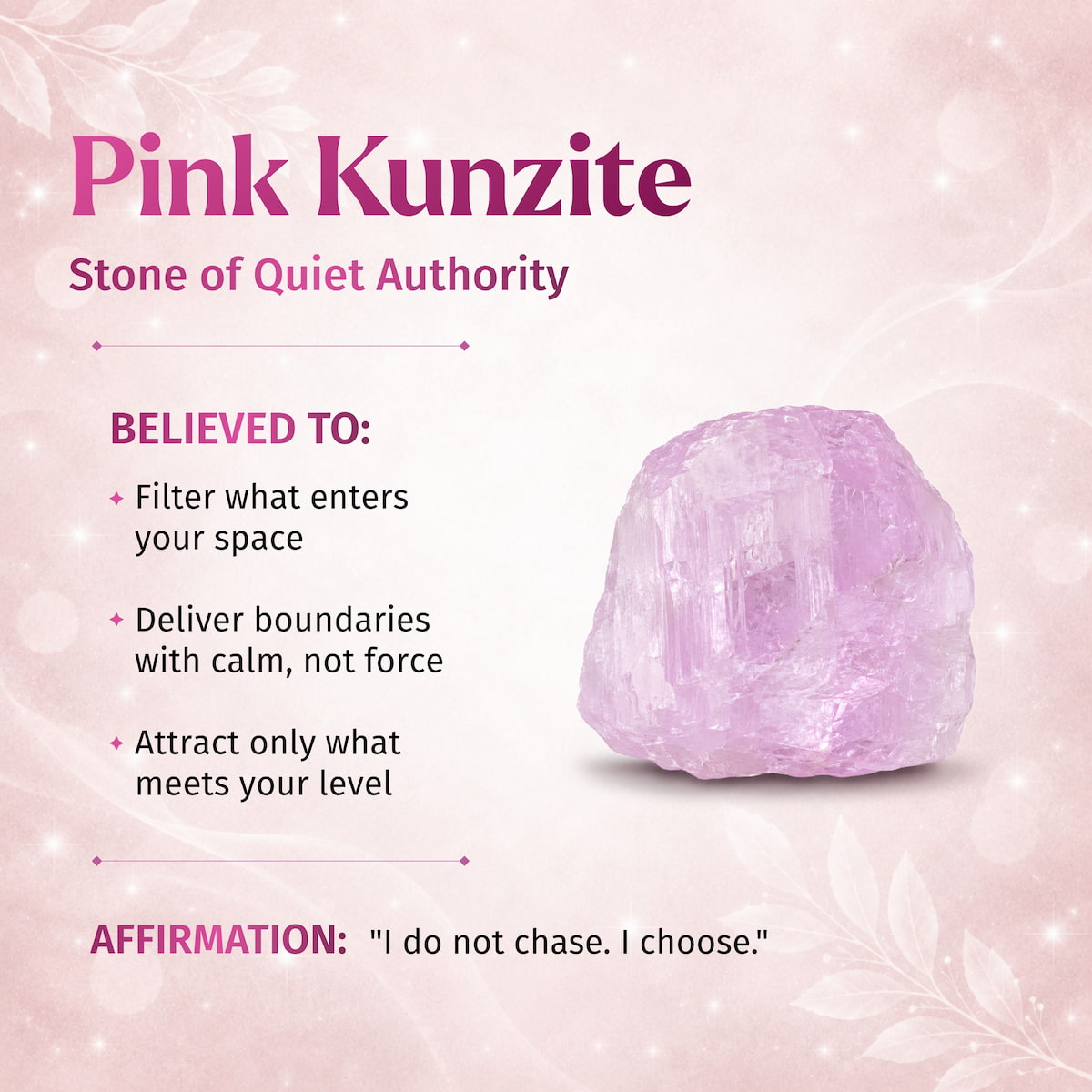 Rarer Than Diamonds - The Pink Kunzite Pendant by Conscious Items