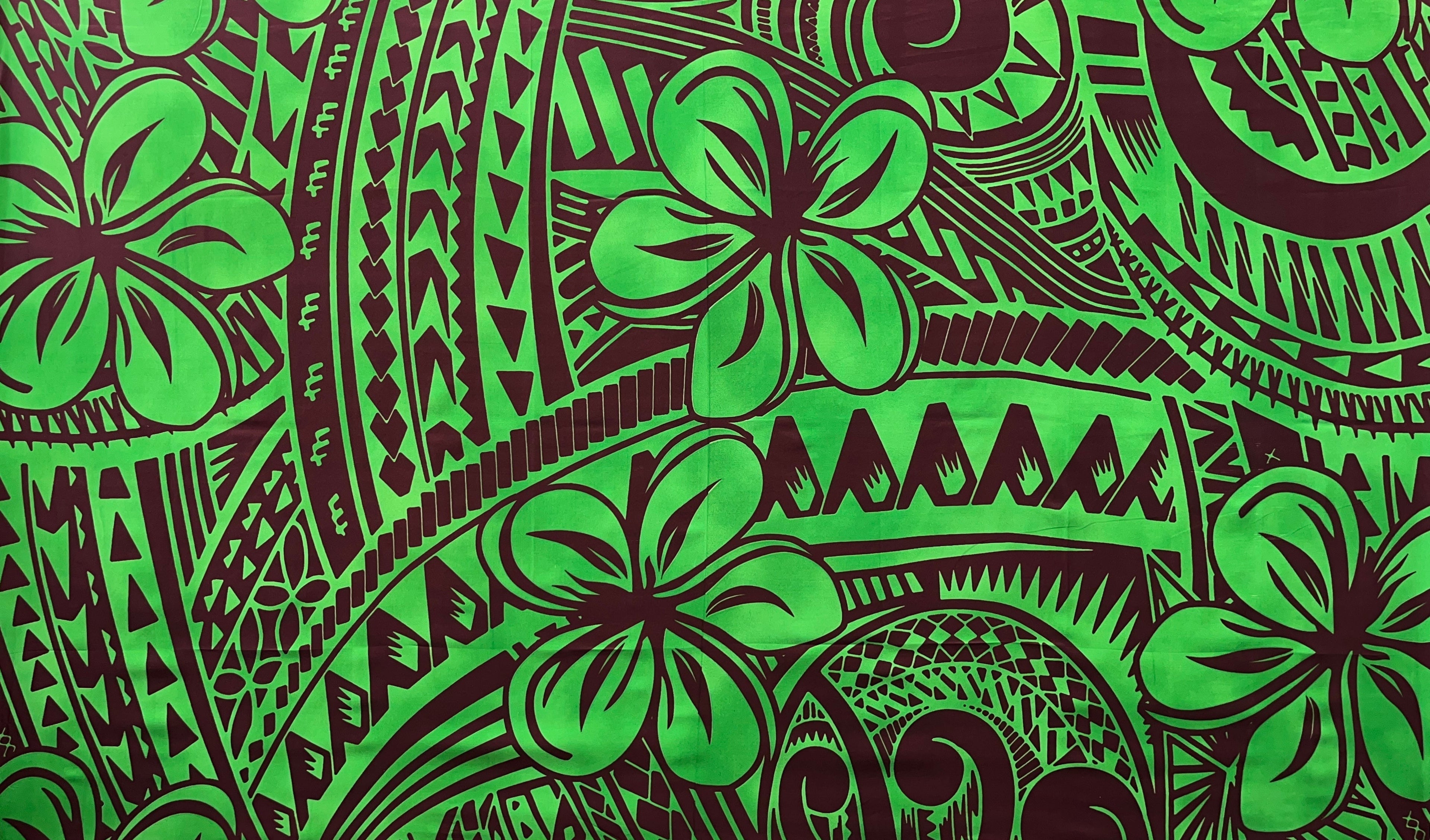 Plumeria Flower Polyester Sarong | Islands Fabric by Islands Fabric