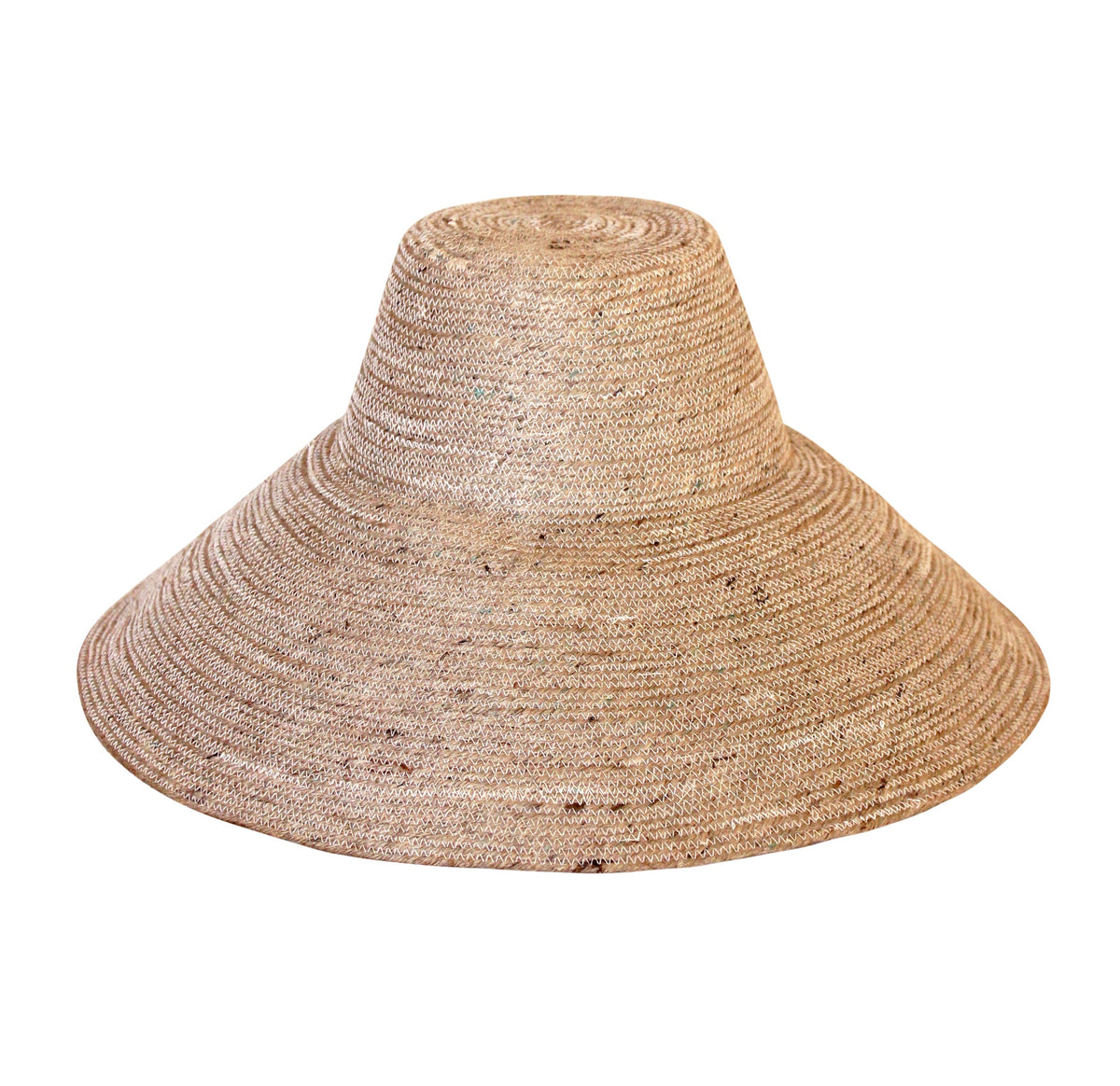 The Riri Jute Handwoven Straw Hat In Beige by BrunnaCo