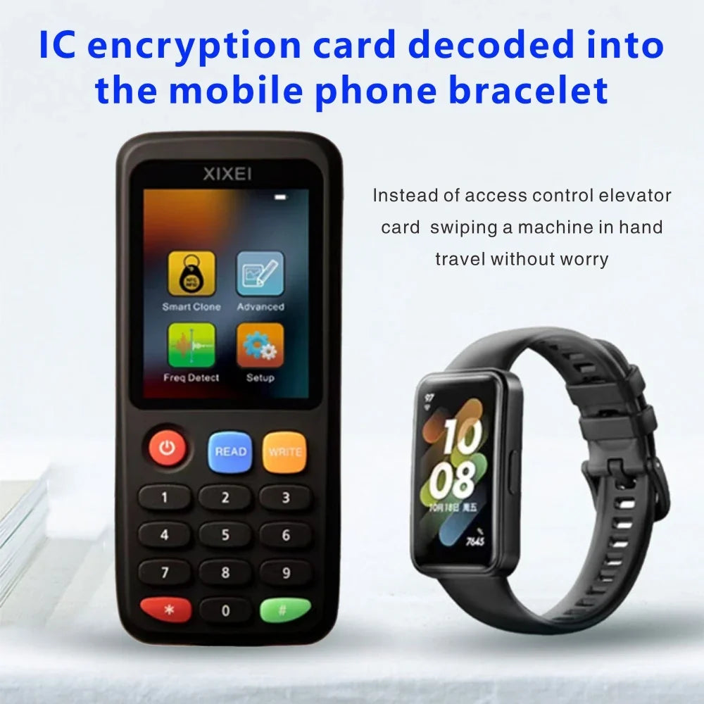 X7 RFID Smart Chip Card Reader Writer Access Card Copier 125KHz 13.56MHz Badge Token Tag Clone NFC Decoder Duplicator by FLIPSTYLEZLLC