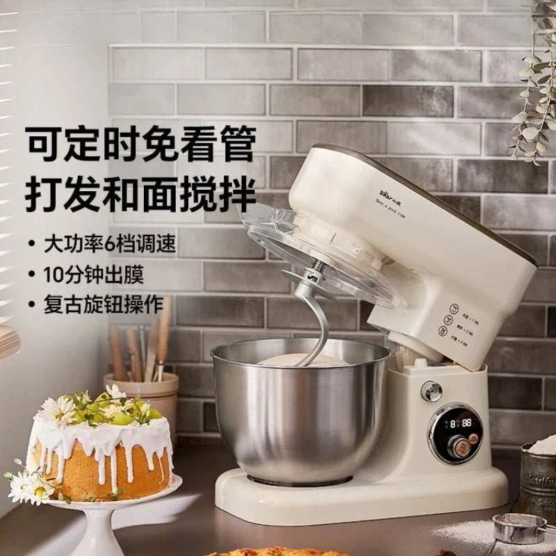 Bear Stand Mixer Small Household Dough Maker Kneading Machine Multifunctional Automatic All-in-One for Mixing & Whisking by FLIPSTYLEZLLC