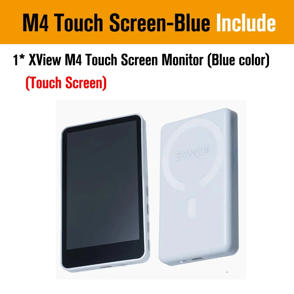 SYNCO XView M4 / M4 AI / M4 Touch Screen Selfie Monitor Screen Vlogging Monitor for iPhone Android Live Streaming TikTok Vlog by FLIPSTYLEZLLC