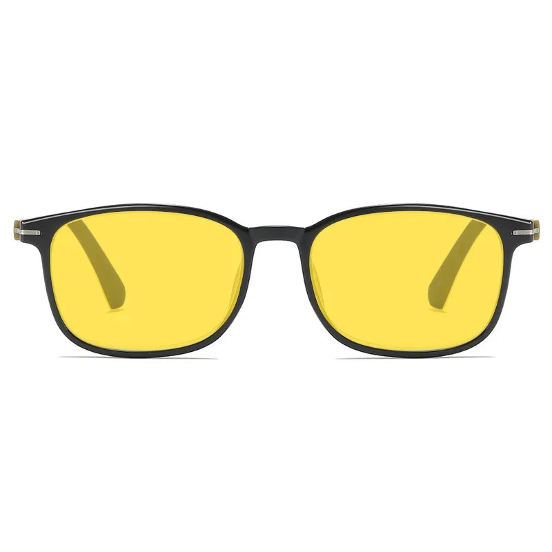 Fashionable Color Blocking Night Vision Blue Light Blocking Glasses Orange or Red Lenses for Computer Gaming Protective Eyewear by FLIPSTYLEZLLC