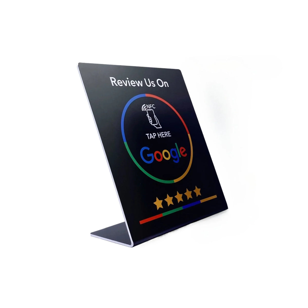 Tap The NFC Stand, Google NFC Review Card, Restaurant Bend Card, NFC Positive Review Card, Stand Desktop Review Card by FLIPSTYLEZLLC