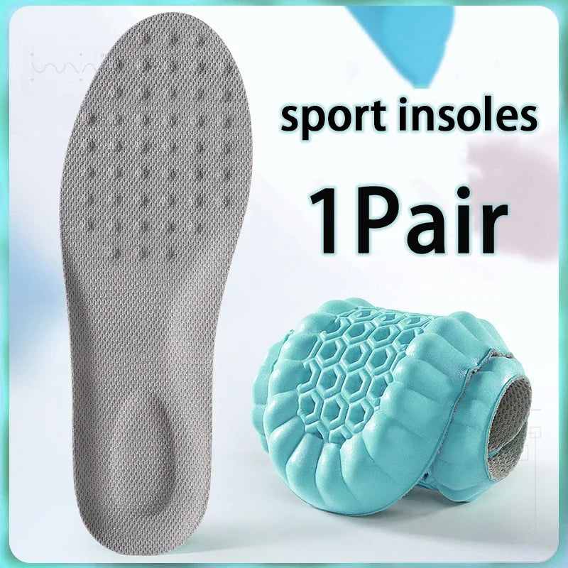 1 Pair Breathable Shock-Absorbing Insoles Men's Outdoor Sport Insoles by FLIPSTYLEZLLC