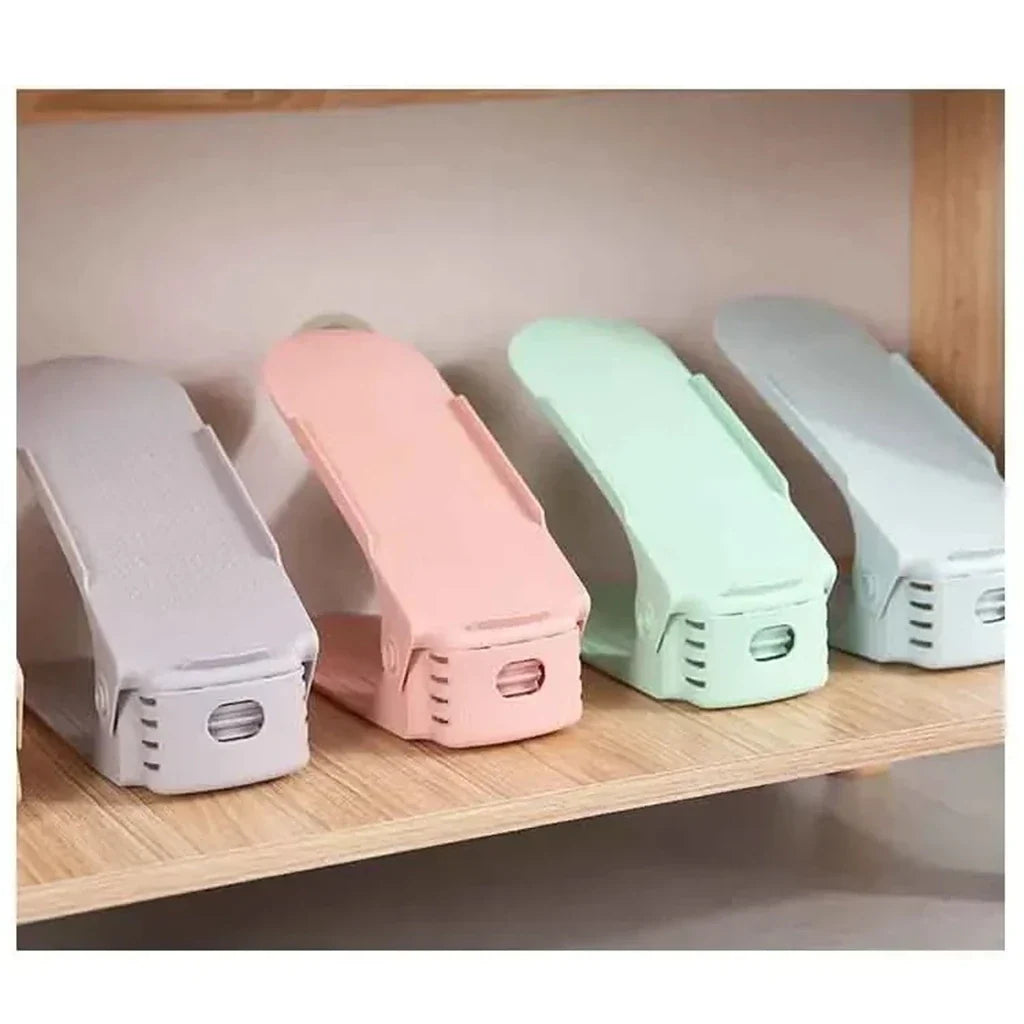 1pcs Adjustable Shoe Rack Organizer Shoe Slot Space Saver Double-layer Shoe Rack Organization Shoes Storage Rack Shoe box by FLIPSTYLEZLLC