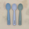 Silicone Spoon Personalized Custom Name Silicone Material Soft Spoon Baby Practice Use Suitable by FLIPSTYLEZLLC