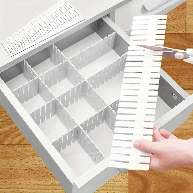 Drawer Divider Adjustable Household Storage Cabinet Combination Cosmetic Underwear Socks Sundries Drawer Organizer Tool by FLIPSTYLEZLLC
