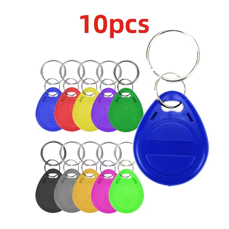 5YOA 10/20pcs 125KHz T5577 Keyfobs Rewritable Duplicate Tag 5200 Proximity Copy Access Card ID Token Ring RFID Cloner Keychain by FLIPSTYLEZLLC