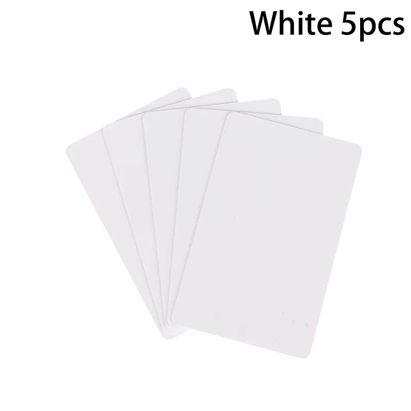 NFC215 Black White Cards Rewritable NFC NT-AG215 PVC Cards Blank Easy Convenient Programmable NFC Business Card by FLIPSTYLEZLLC