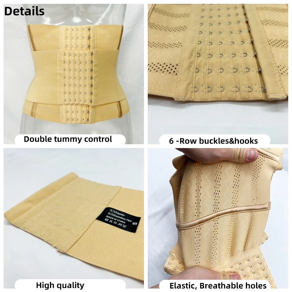 Waist Trainer Body Shaper Tummy Control Slimming Sheath Flat Belly Reductive Shapewear Women Corset Belts by FLIPSTYLEZLLC