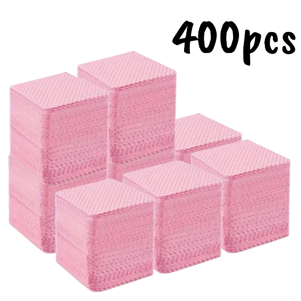 20/600pcs Lint-Free Nail Wipes Gel Cleansing Tissues Aluminum-Free Nail Polish Remover Pads for NaiArt Beauty Cleaning Care Tool by AliExpress