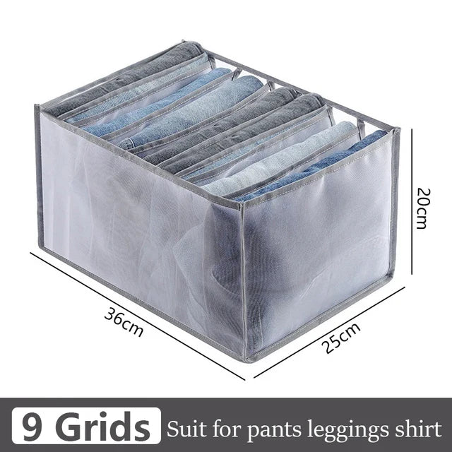 Jeans Organization Storage Box Closet Organizer Clothing Organization System Drawer Organizers Cabinet Pants Storage Organizer by FLIPSTYLEZLLC