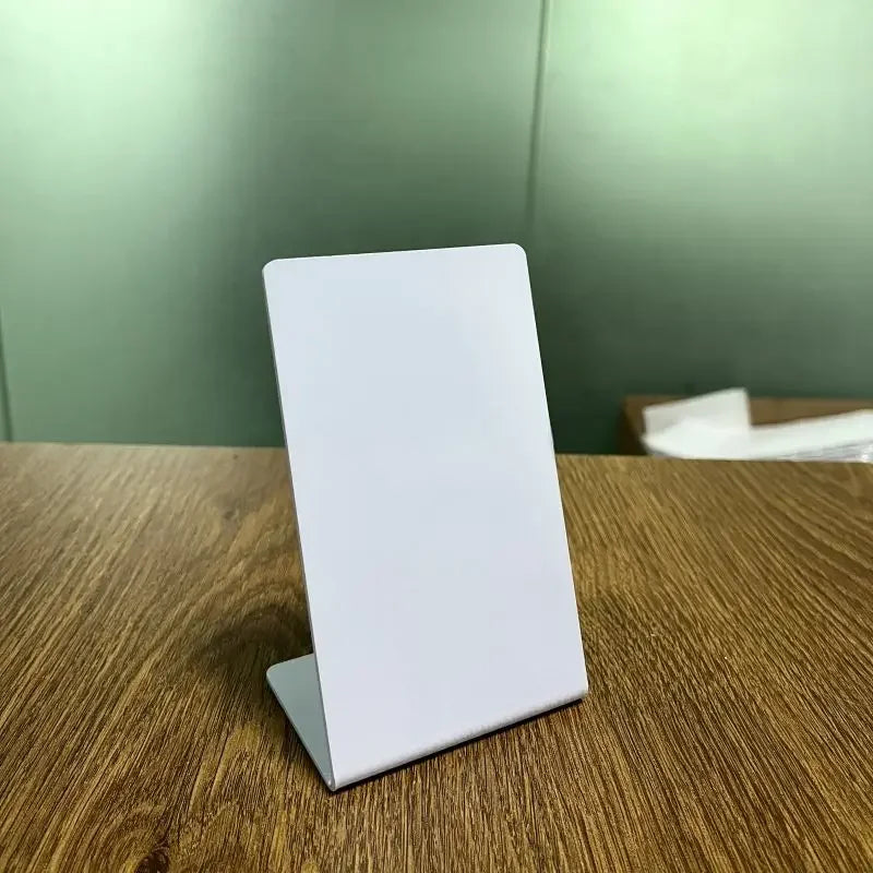 NFC White Black Blank Pattern 13.56MHz NFC215 chip 504Bytes Patternless Social media RFID NFC Google Review stand display by FLIPSTYLEZLLC